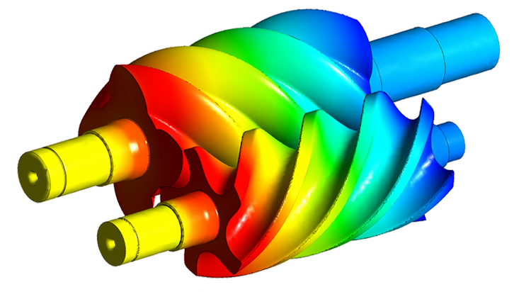 Performance Evaluation of Rotary Vane Compressor Using